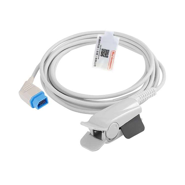 เชื่อมต่อตรง Spo2 เครื่องตรวจจับ Clip บน 14 Pin สําหรับจอ