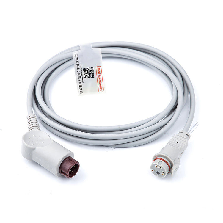 สเตบิล 12 ปิน IBP แอดป์เตอร์เคเบิลไร้อันตราย ปราคติก เหมาะสม HP เพื่อการแปลง BD Connector