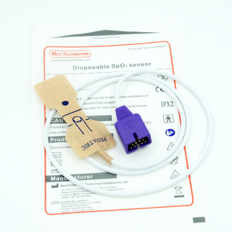 Nellcor เครื่องตรวจจับ Spo2 ที่ใช้ได้ครั้งเดียว เครื่องตรวจสอบผู้ใหญ่ รองรับ N-550/N-560/N-595/N-600/N-600x/N-65