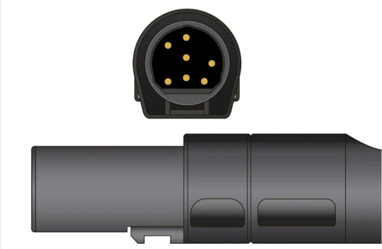 Datex GE Ohmeda รองรับสั้น 7pin Finger Clip SpO2 เซนเซอร์ - OXY-F1-H