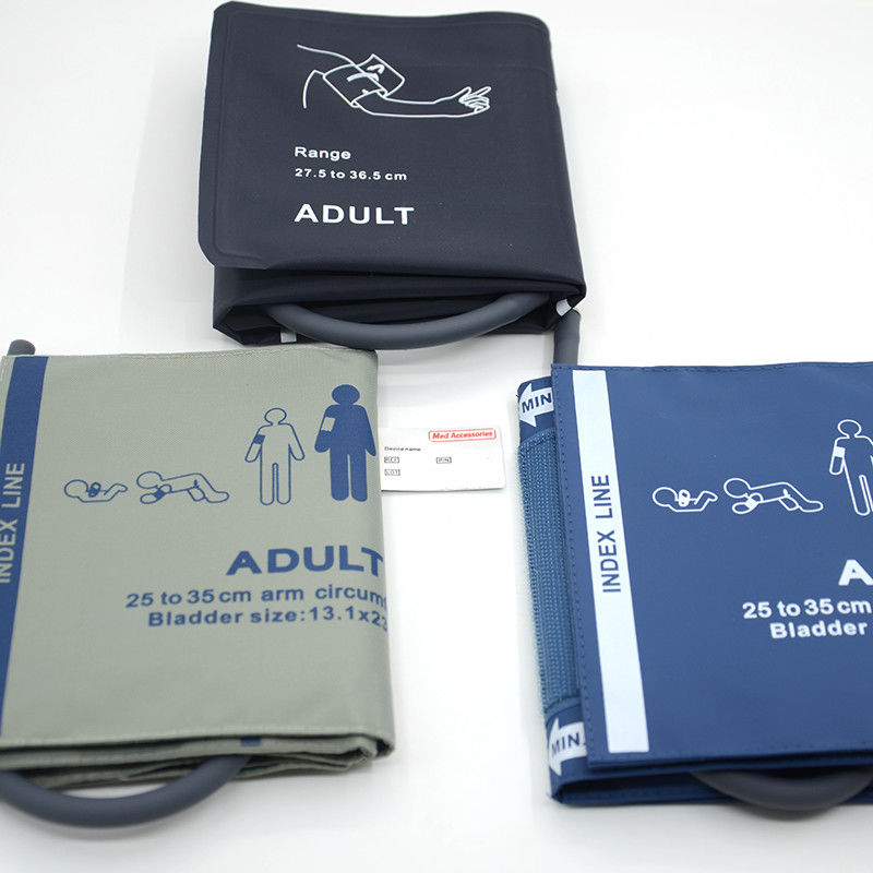 NIBP Neonatal Pediatric Blood Pressure Cuff With Dual Tubes OEM Multiscene NIBP Adult Cuff อุปกรณ์สําหรับเด็กและเด็ก