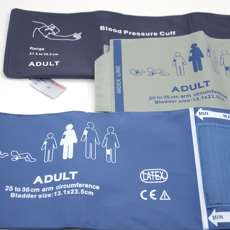 NIBP Neonatal Pediatric Blood Pressure Cuff With Dual Tubes OEM Multiscene NIBP Adult Cuff อุปกรณ์สําหรับเด็กและเด็ก