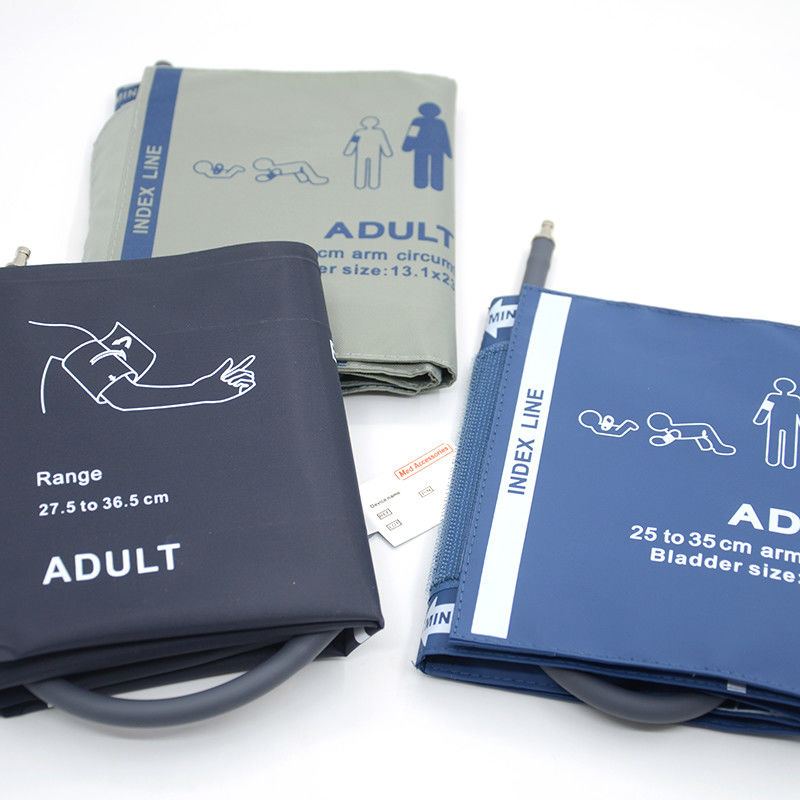 NIBP Neonatal Pediatric Blood Pressure Cuff With Dual Tubes OEM Multiscene NIBP Adult Cuff อุปกรณ์สําหรับเด็กและเด็ก