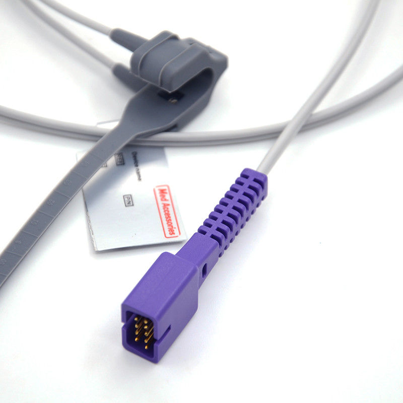 ผู้ป่วยทารกที่เพิ่งเกิด ที่เข้ากันได้กับ Nellcor เครื่องวัดออกซิเมตร Spo2 Sensor 9 Pin Multi Function