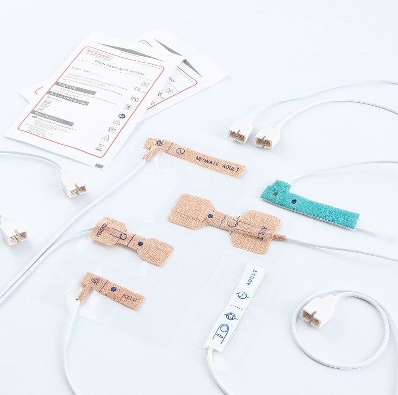 โรงงานการแพทย์ผู้ใหญ่ Spo2 Sensor ผสมผสานทนทานสําหรับเครื่องจอแบรนด์หลัก