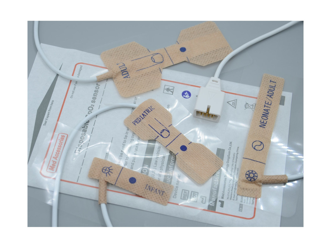 โรงงานการแพทย์ผู้ใหญ่ Spo2 Sensor ผสมผสานทนทานสําหรับเครื่องจอแบรนด์หลัก