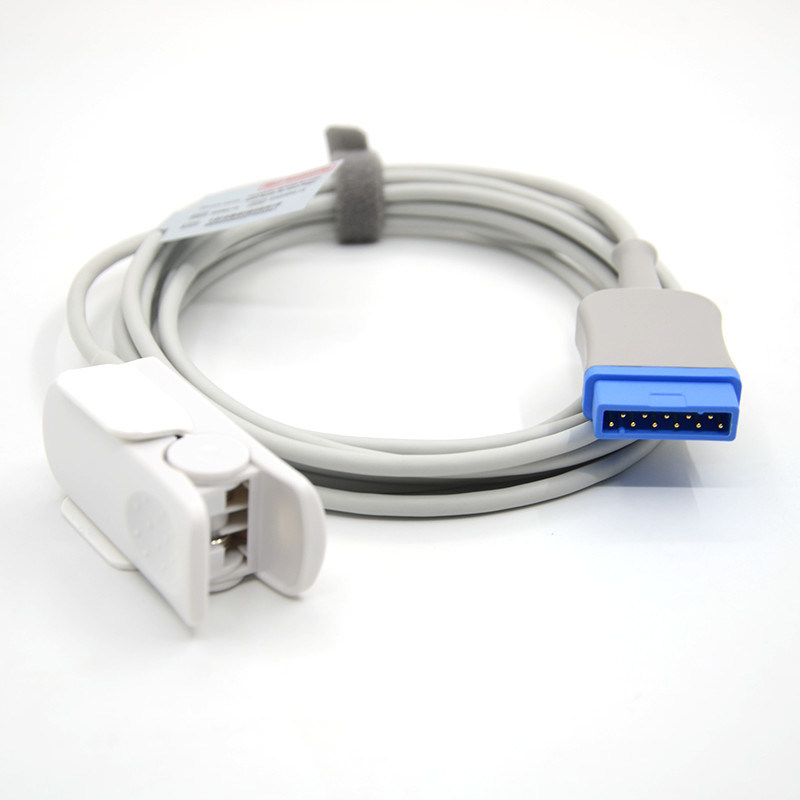 รองรับ GE Marquette ผู้ใหญ่นิ้ว Spo2 เซนเซอร์ 11 Pinsensor spo2