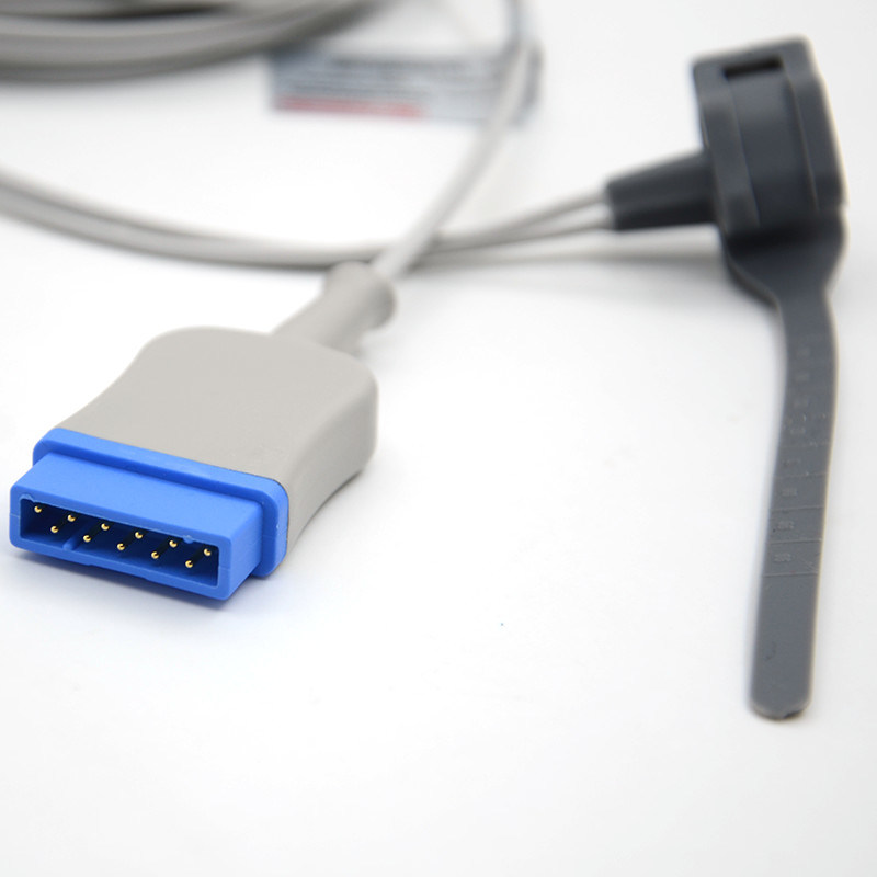 อุปกรณ์เสริมโรงพยาบาลออกซิเจน สามารถใช้ได้ใหม่ได้ รองรับ GE Solar 8000M Dash 2000 Neonate wrap 11Pin Monitor SpO2 Sensor