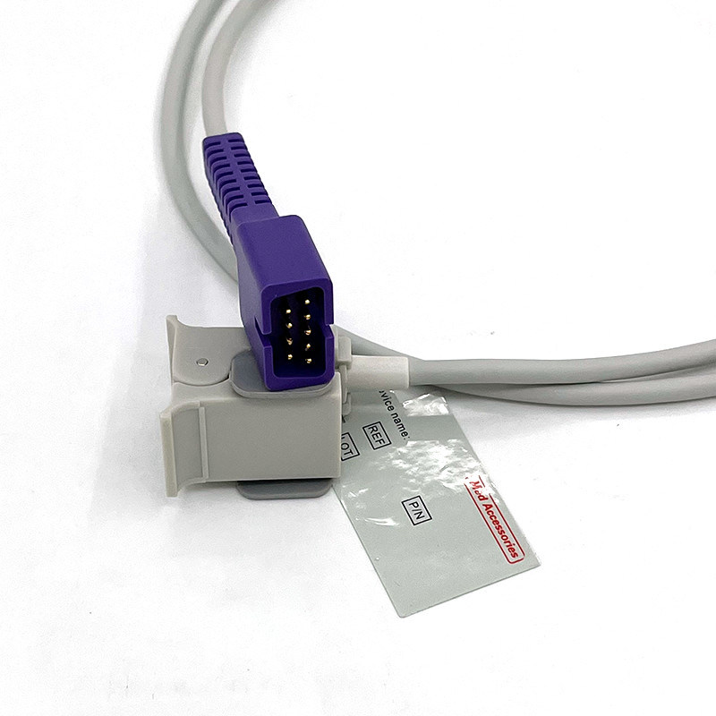 เครื่องวัดอ๊อกซิเมตรหัวใจพกพา Spo2 Sensor เด็กหลายฟังก์ชัน Nellcor Module 9 pin