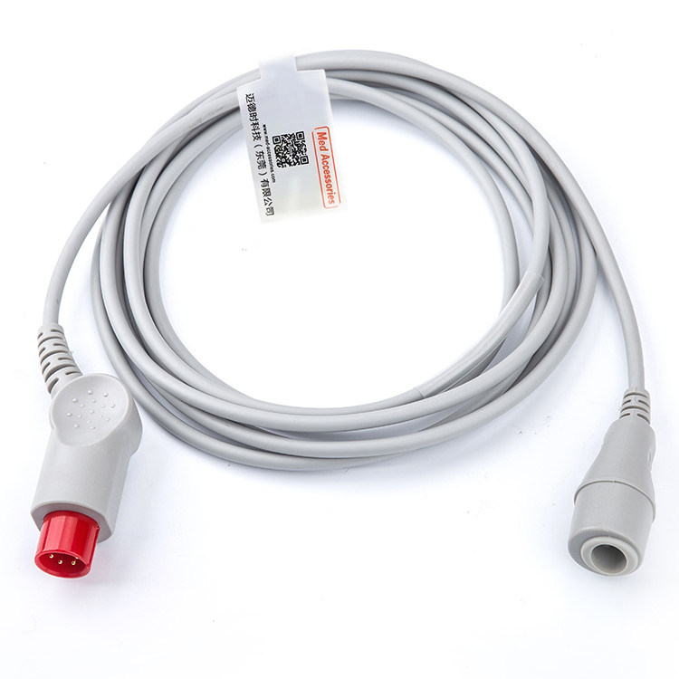 คาเบลปฏิบัติ IBP รองรับ Mindray ถึง MX 12 Pin Multi Function สีเทา