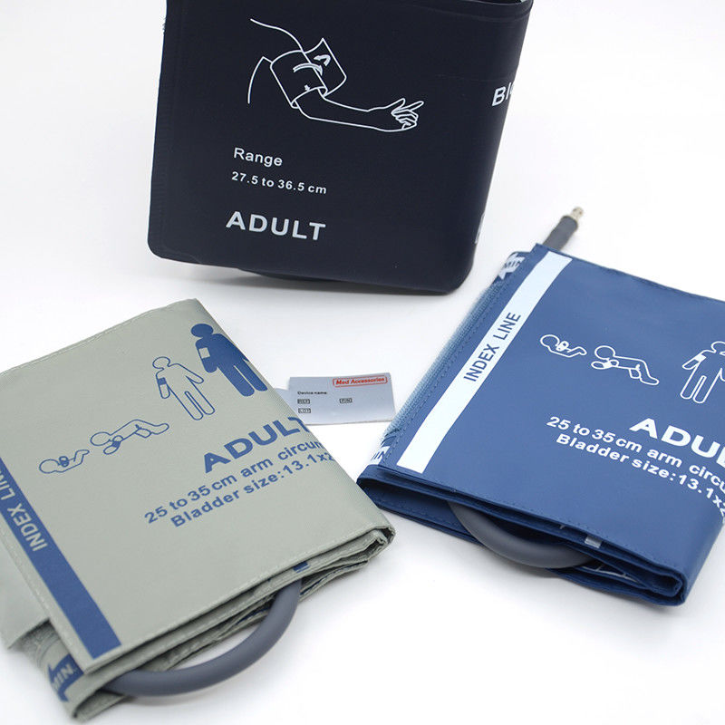 เครื่องเชื่อมต่อที่สามารถปรับแต่งได้ เครื่องจับความดันโลหิตที่ใช้ได้หลายครั้ง ที่ไม่รุนแรง พร้อมท่อสําหรับผู้ใหญ่และเด็กใหม่