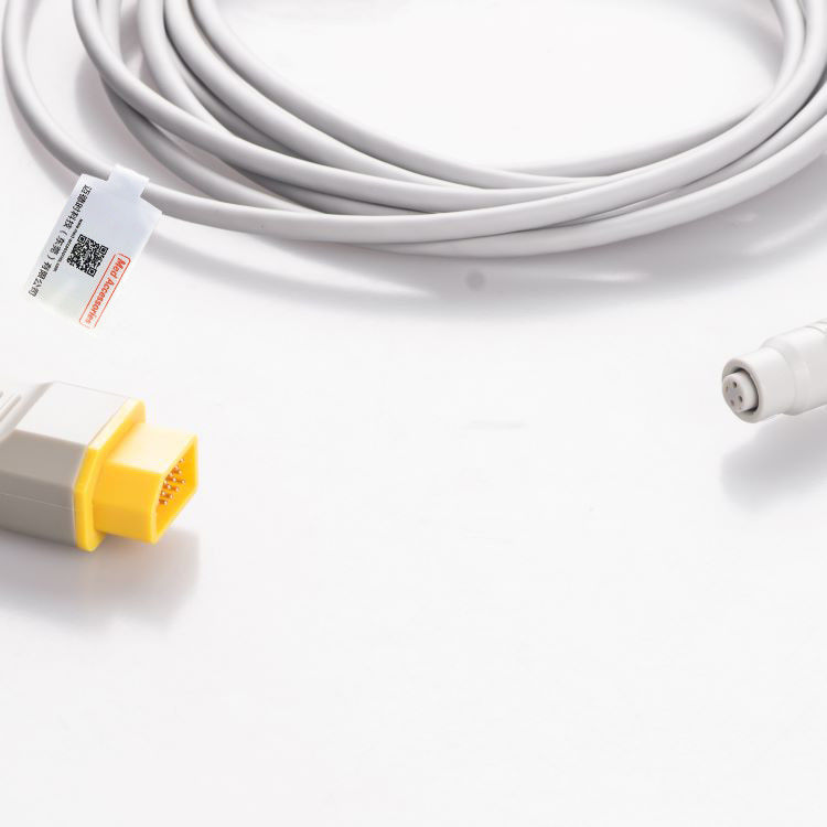 Nihon Kohden To BB Transducer IBP Adapter Cable ความดันโลหิตแบบบุกรุกสําหรับอุปกรณ์เสริมการดูแลการแพทย์