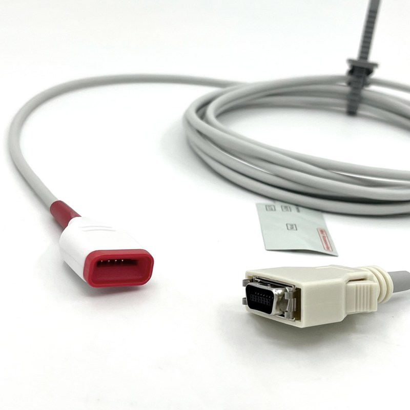 สอดคล้องกับ M- Gray TPU SpO2 Sensor Extension Cable สําหรับอุปกรณ์เสริมติดตามการรักษาพยาบาล