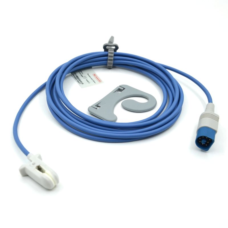 สามารถใช้ได้หลายครั้ง ผู้ผลิต เครื่องสํารองจอ สอดคล้องกับ Philips SpO2 Sensor Adult Ear Clip