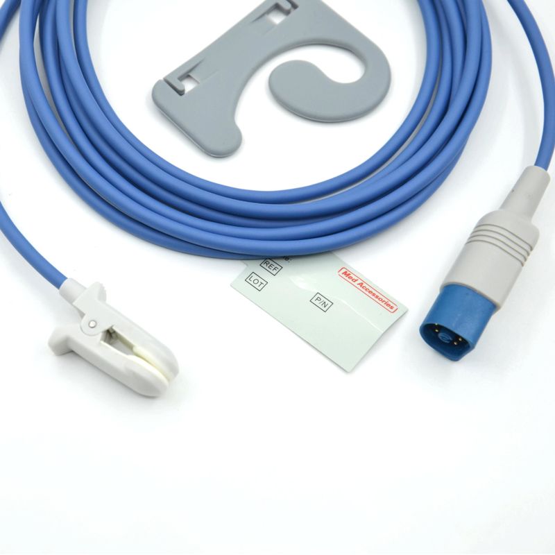 สามารถใช้ได้หลายครั้ง ผู้ผลิต เครื่องสํารองจอ สอดคล้องกับ Philips SpO2 Sensor Adult Ear Clip