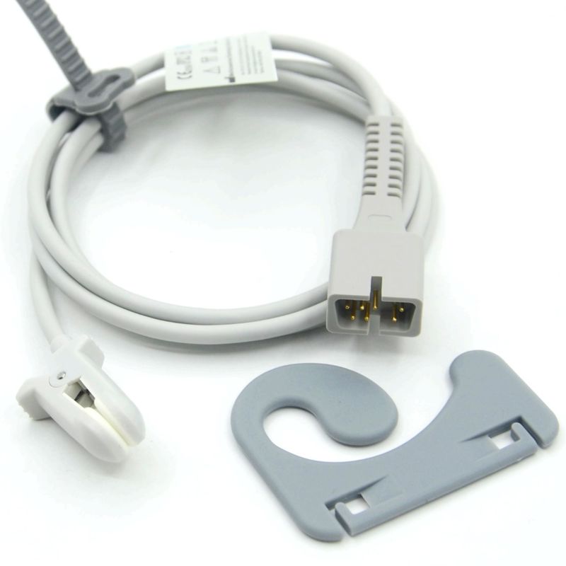 ผู้ผลิต เครื่องสํารองจอใช้ได้หลายครั้ง รองรับ Nellcor PM-50,PM-60 NPB 40 7Pin Ear Clip SpO2