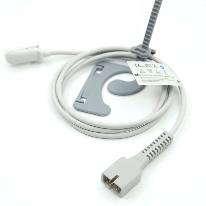 ผู้ผลิต เครื่องสํารองจอใช้ได้หลายครั้ง รองรับ Nellcor PM-50,PM-60 NPB 40 7Pin Ear Clip SpO2