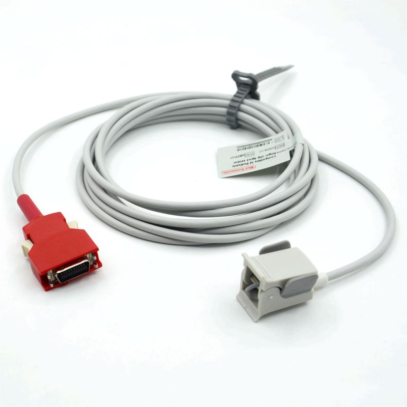 อุปกรณ์เสริมสำหรับจอภาพทางการแพทย์ที่เข้ากันได้กับ Masimo Red 20pin Radical-7 Rad-87 Rad-57 เซ็นเซอร์ Spo2 แบบหนีบสำหรับเด็กที่นำกลับมาใช้ใหม่ได้