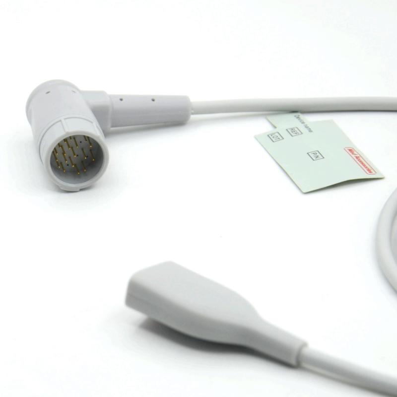 สายอะแดปเตอร์ SpO2 TPU สำหรับอุปกรณ์เสริมทางการแพทย์ Philips to M, สายต่อขยาย SpO2