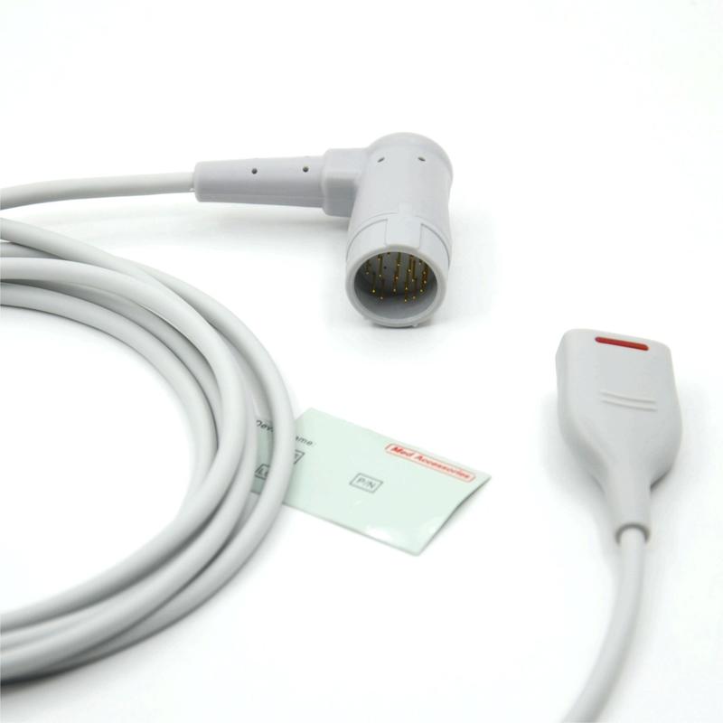 สายอะแดปเตอร์ SpO2 TPU สำหรับอุปกรณ์เสริมทางการแพทย์ Philips to M, สายต่อขยาย SpO2