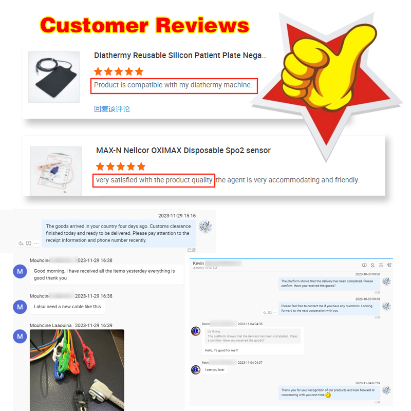 Mindray Portable Spo2 Probe Sensor รอบเชื่อมเคเบิลวัดอักซิเมตร